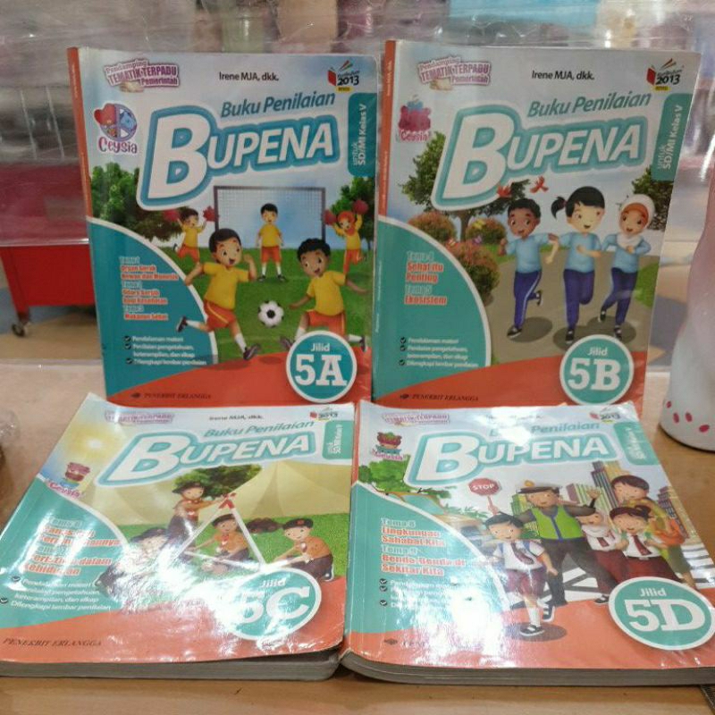 Jual BUKU SECOND BUPENA KELAS 5 JILID 5A,5B,5C,DAN 5D | Shopee Indonesia