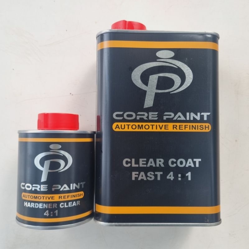 Jual CLEAR / PERNISH /PERNIS CORE PAINT 1Liter 4:1 FAST CLEAR | Shopee ...