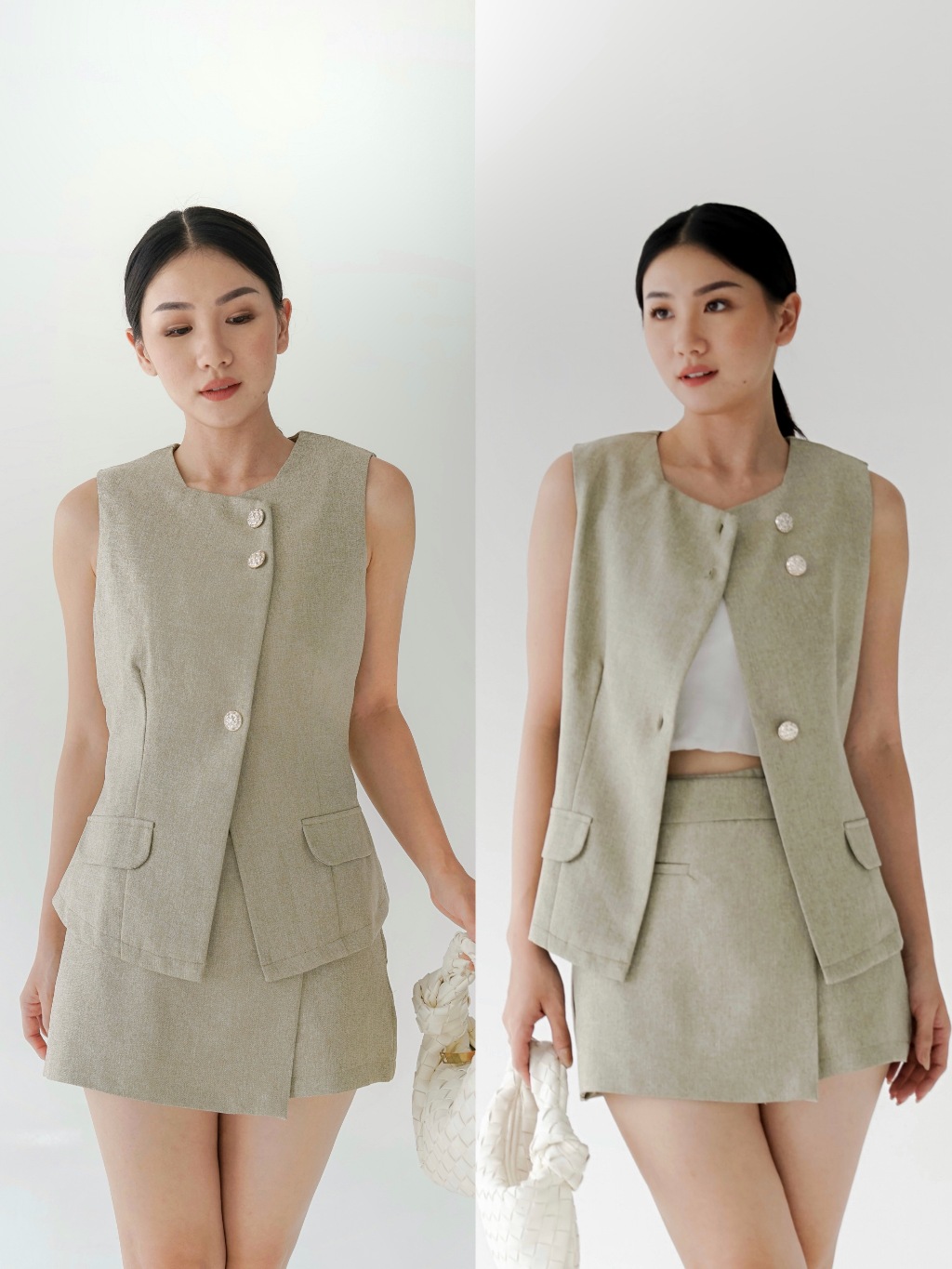 Jual Beige Studio - Lucca Vest Top / Atasan Vest Wanita | Shopee Indonesia