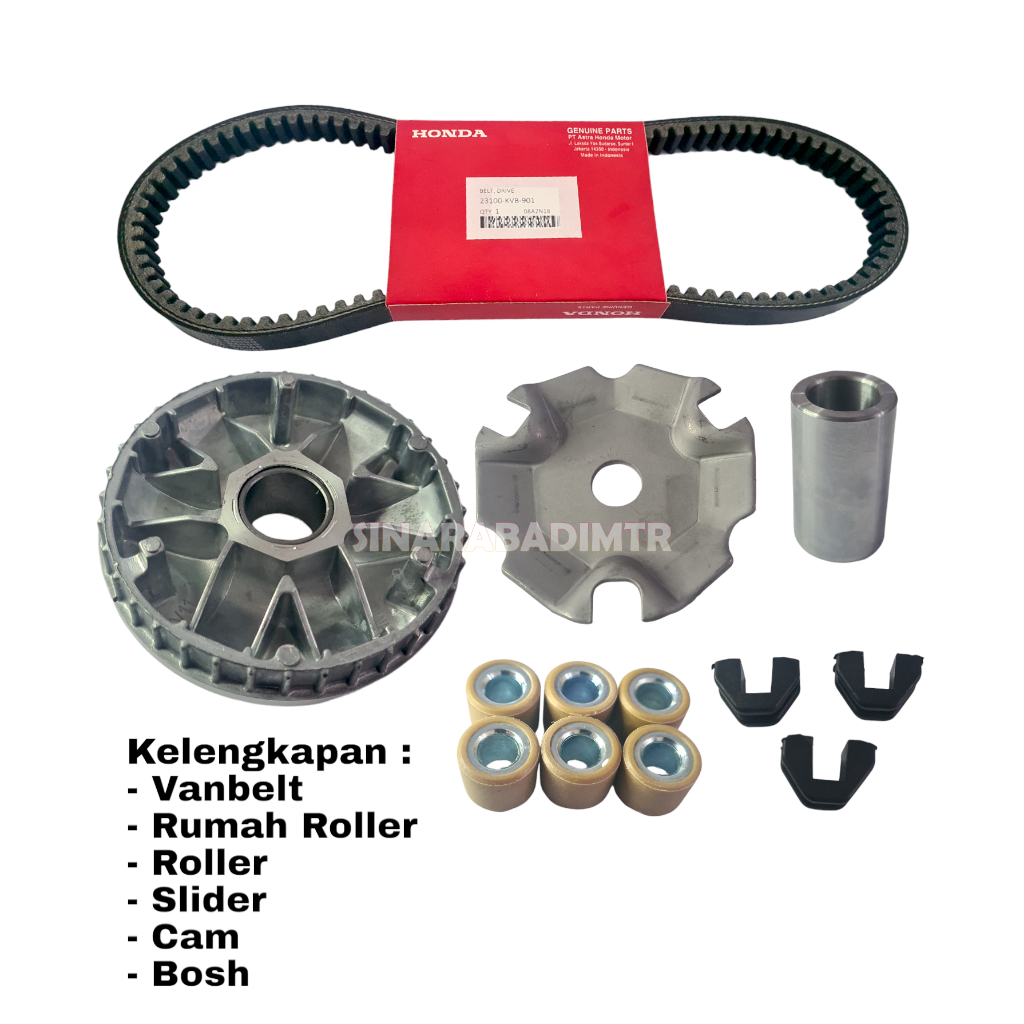 Jual Paketan Vanbelt Vanbel Fanbel Vbelt Only + Rumah Roller Set Vario ...