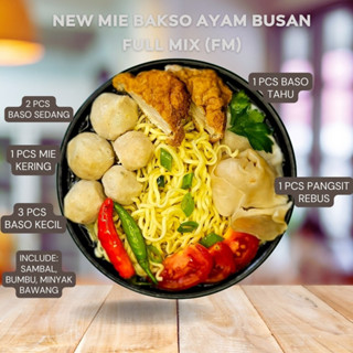 Jual Mie Baso Ayam Busan Halal Full Mix Mie Baso Ayam Busan Homemade Shopee Indonesia