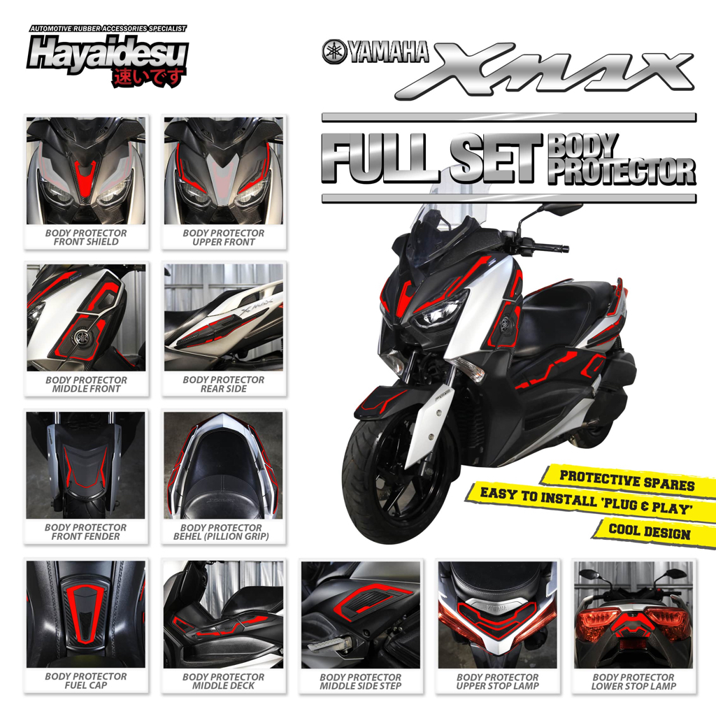 Jual Hayaidesu Yamaha XMAX OLD Full Set Body Protector Cover | Shopee ...