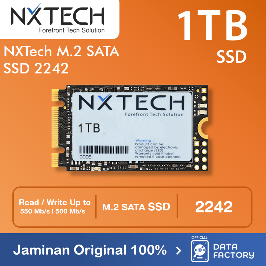 Jual SSD M.2 SATA / M2SATA / M2 SATA 1TB NXTECH 2242 NGFF 1000GB ...