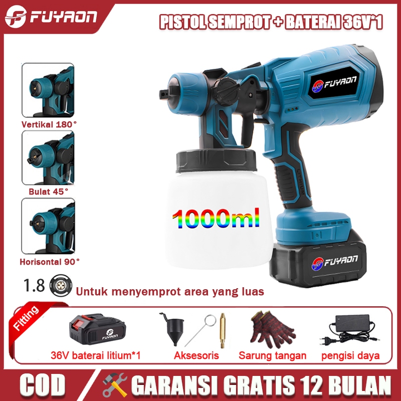 Jual Fuyaon Alat Semprot Cat Electric Spray Gun Ml Pistol Semprot