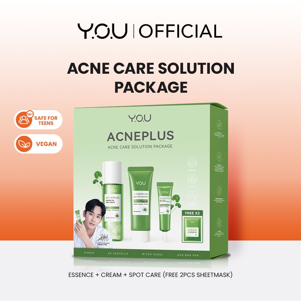 Jual YOU AcnePlus Acne Care Solution Package Skincare Package Acne