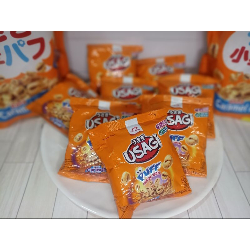 Jual Usagi Puff rasa caramel 10 gr x 8 | Shopee Indonesia