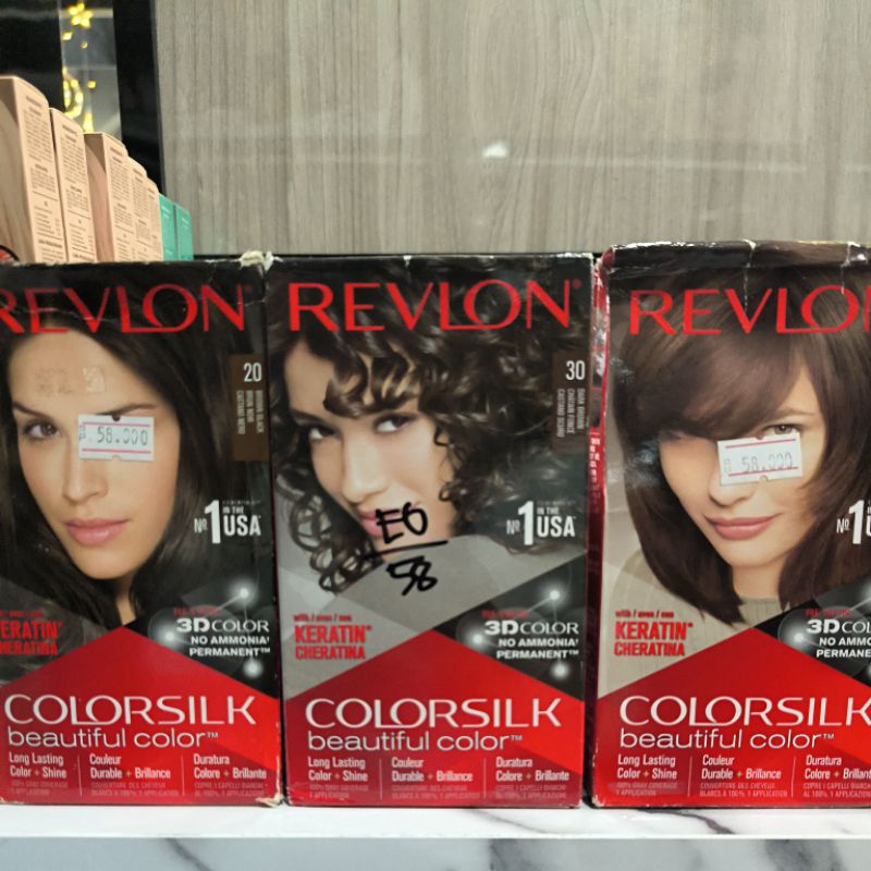 Jual Revlon Colorsilk Hair Color Cat Rambut | Shopee Indonesia
