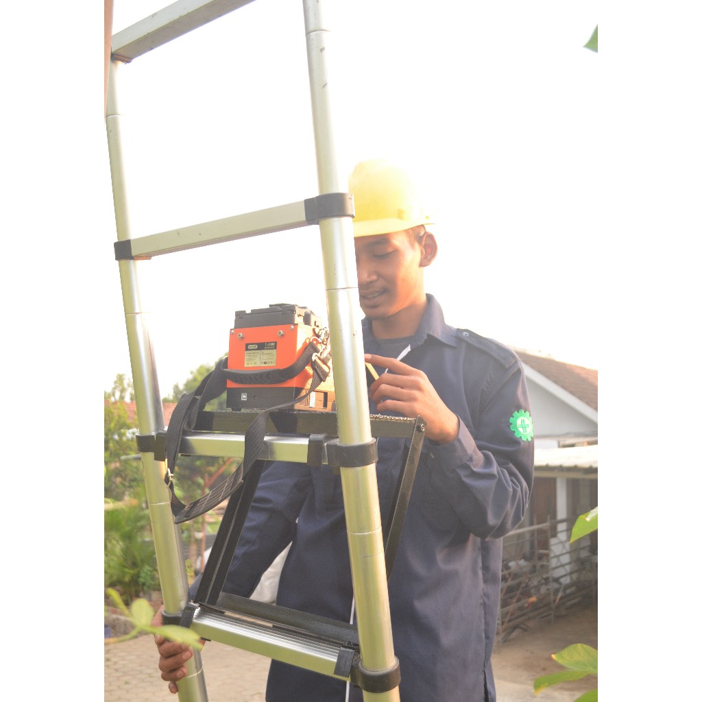 Jual Dudukan Splicer di Tangga Teleskopik table tray for ladder besi ...