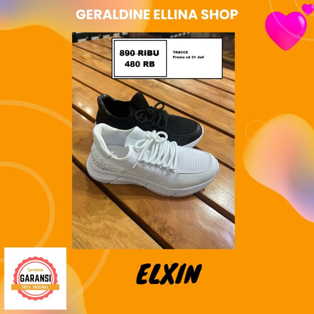 Jual Sepatu sneakers wanita TRACCE seri ELXIN 100% ORIGINAL SALE ...