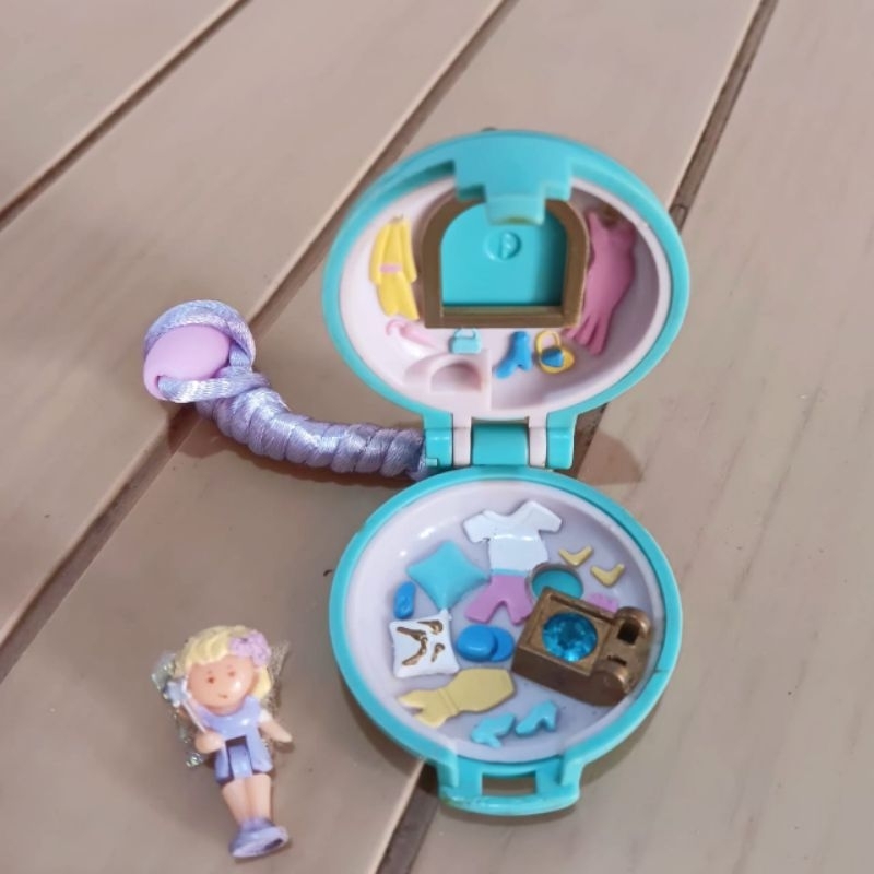 Polly Pocket Vintage Bluebird De 1992 - Maison Miniature Bleue - Occasion