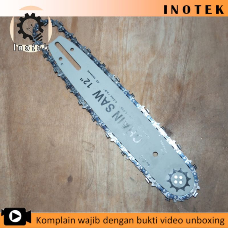 Jual Tyr Rantai Dan Atau Plat Chainsaw 12 Inch Senso 12in Shopee
