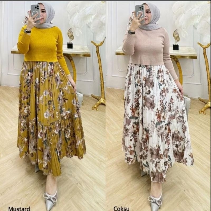 Jual Maxi dress rajut import by zaraW0MEN | Shopee Indonesia