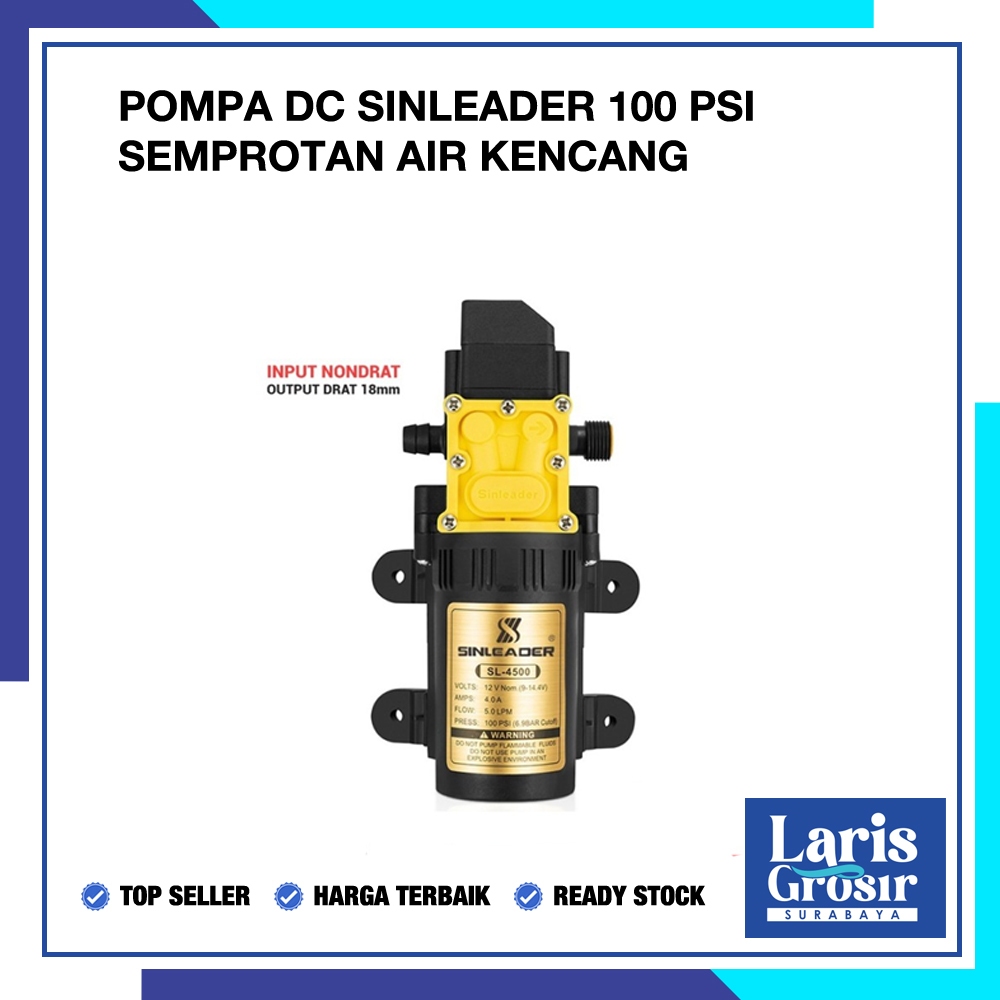 Jual Pompa DC 12V Double Pump JET 130 PSI SINLEADER SL-DP16