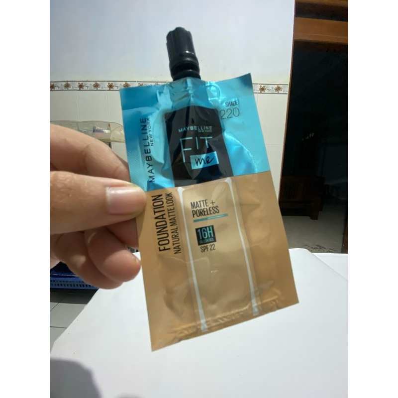 Jual (NEW) Maybelline Fit Me Matte +Poreless Foundation Shade 120