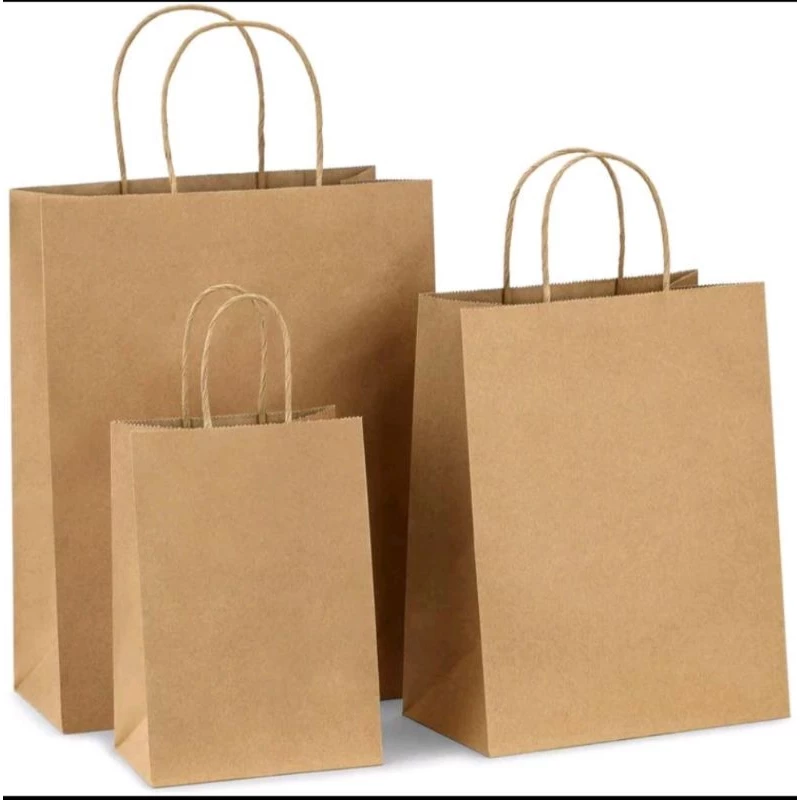 Paperbag Polos Tali Besar (100pcs)