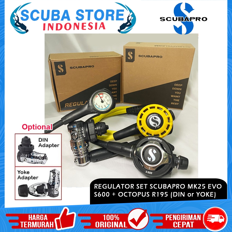 Jual Paket Regulator Diving Set Package Scubapro MK25 Evo
