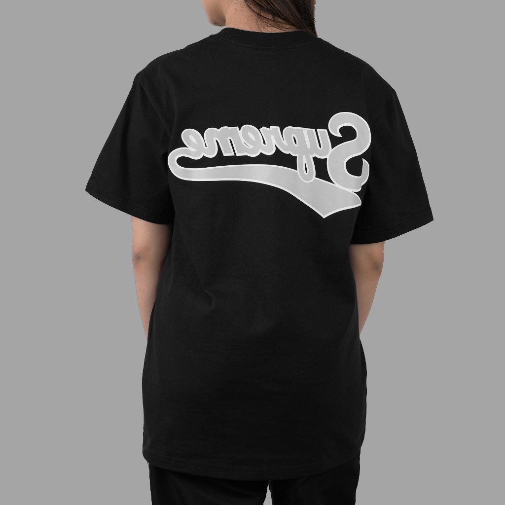 【Supreme】Backwards T-Shirt★Black★24SS★ Supreme Backwards Tee Black Men's - US