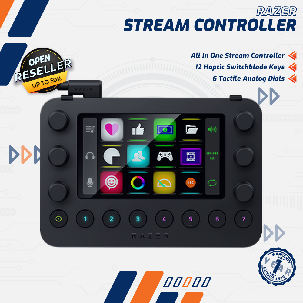 Jual Razer Stream Controller - All In One Control Deck for Streaming ...