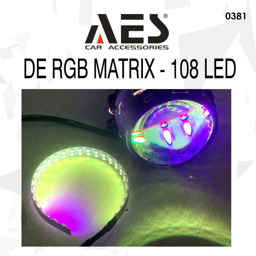 Jual Devil Eye RGB Matrix 108 LED Bluetooth Controller AES | Shopee ...