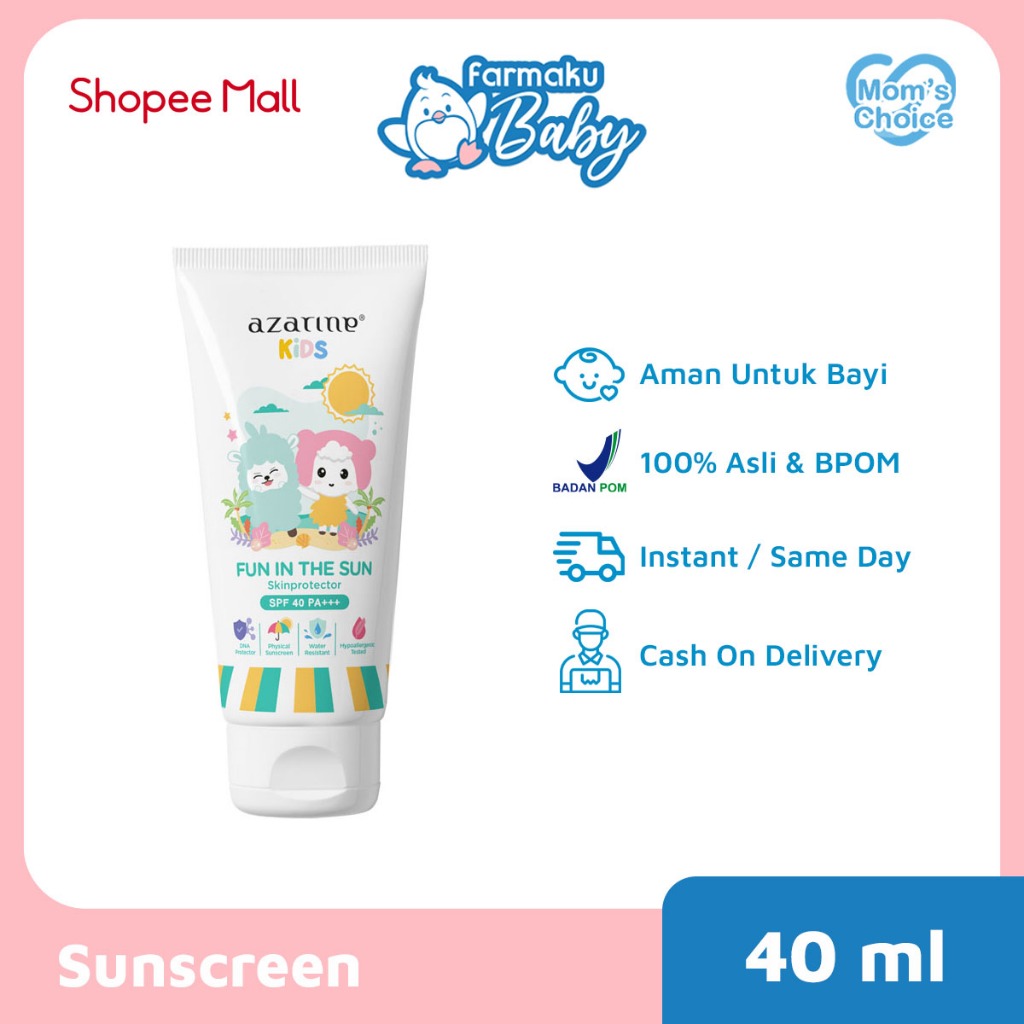 Jual Azarine Sunscreen Kids Fun in the Sun Skinprotector SPF 40 PA ...