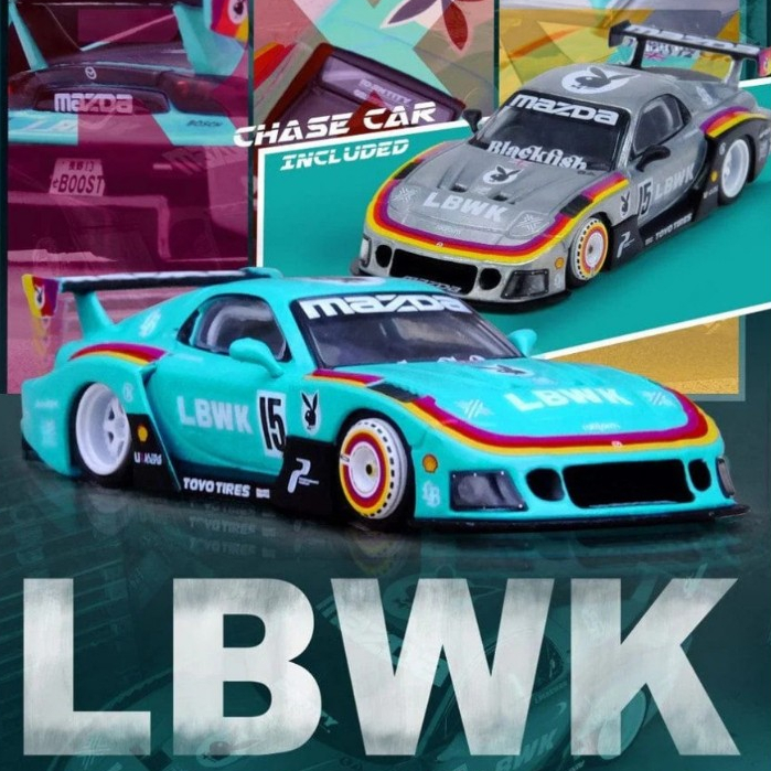 Jual INNO64 Inno LB-Super Silhouette LBWK Mazda RX-7 FD3S Tosca Green ...