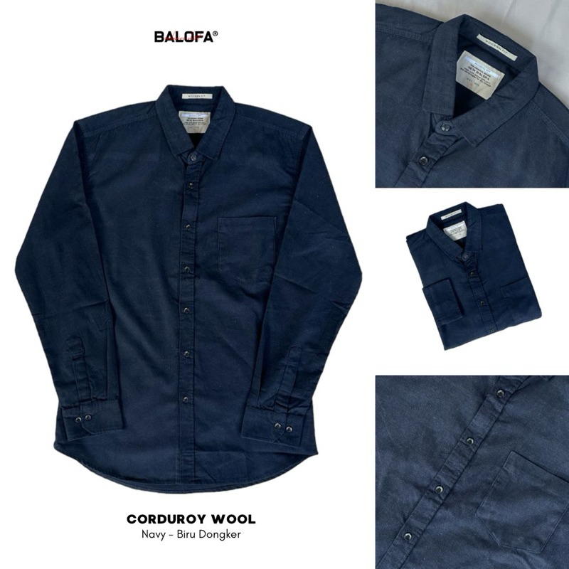 Jual KEMEJA pria codoray-corduroy new_BALOFA POLOS | Shopee Indonesia