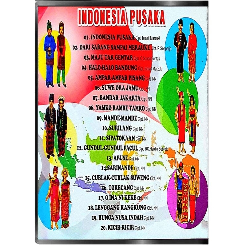 Jual KASET VCD LAGU ANAK SEKOLAH NASIONAL INDONESIA RAYA-LAGU NASIONAL ...