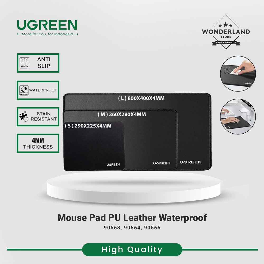 Jual Ugreen Mousepad Alas Keyboard Leather Waterproof Anti Slip S/M/L ...