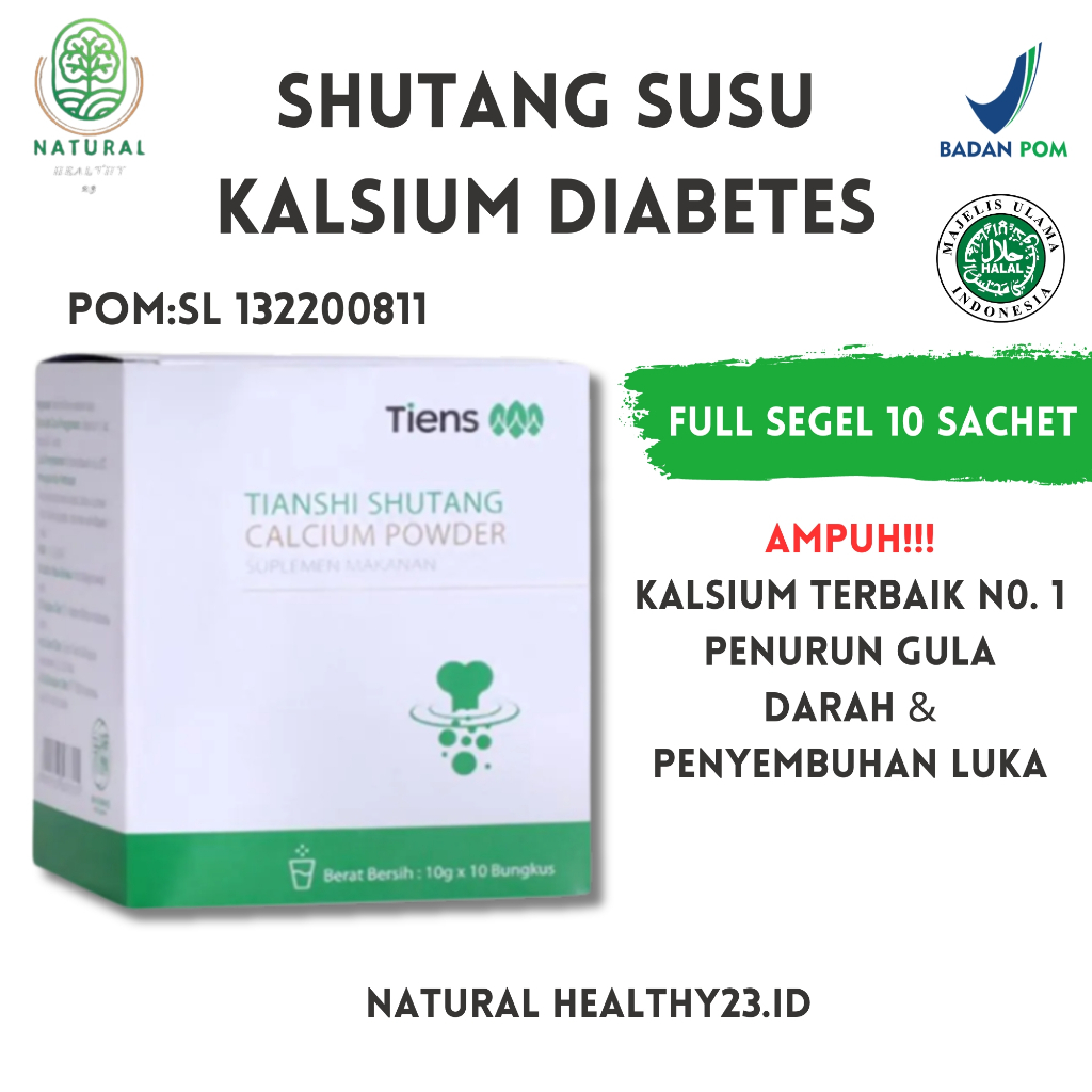 Jual SHUTANG KALSIUM SUSU PENURUN GULA DARAH OBAT CINA DIABETES MELITUS ...