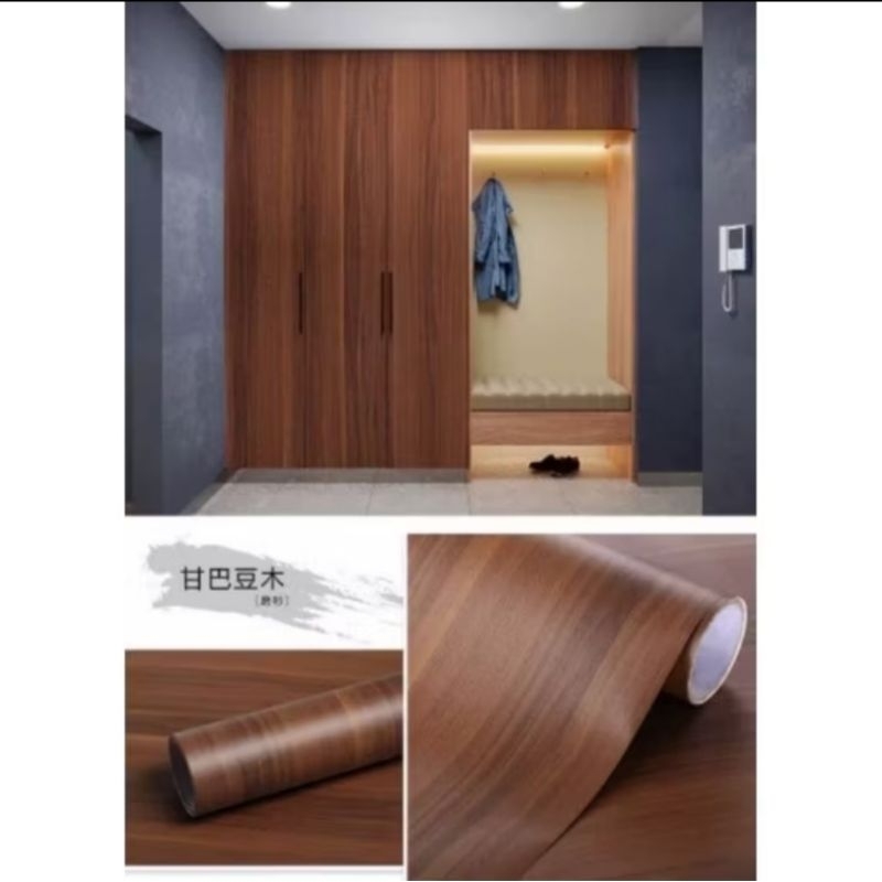 Jual HPL STICKER / HPL MOTIF KAYU / PELAPIS KAYU TRIPLEK PONTU DINDING ...