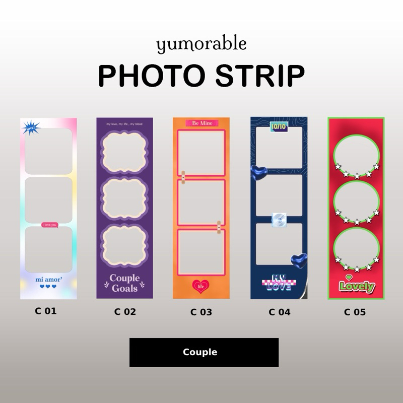 Jual NEW KATALOG yumorable Photo Strip [Custom] Vol.2 Frame Variasi ...