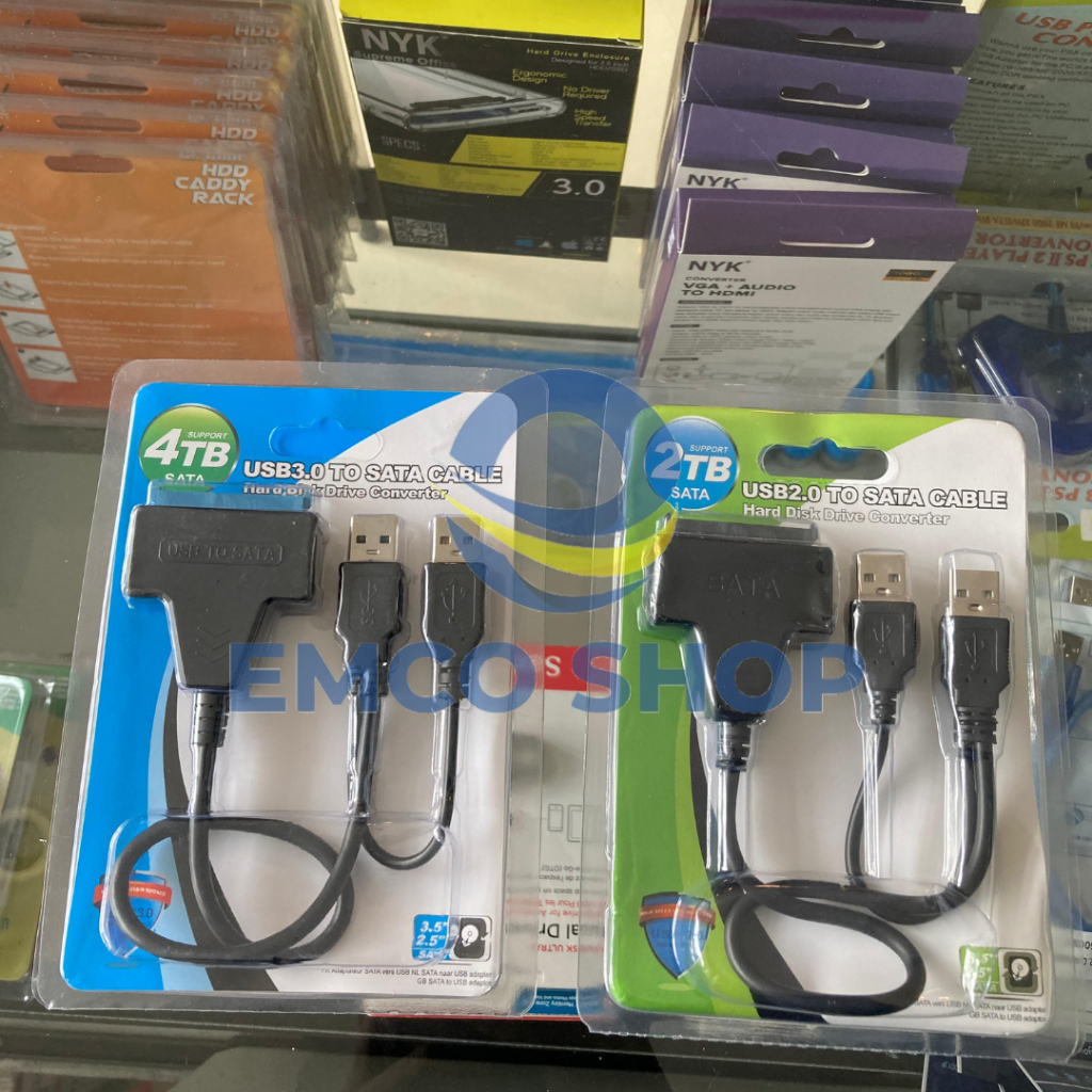 Jual Kabel SATA to USB 3.0 with DC Port HDD SSD Eksternal | Converter ...