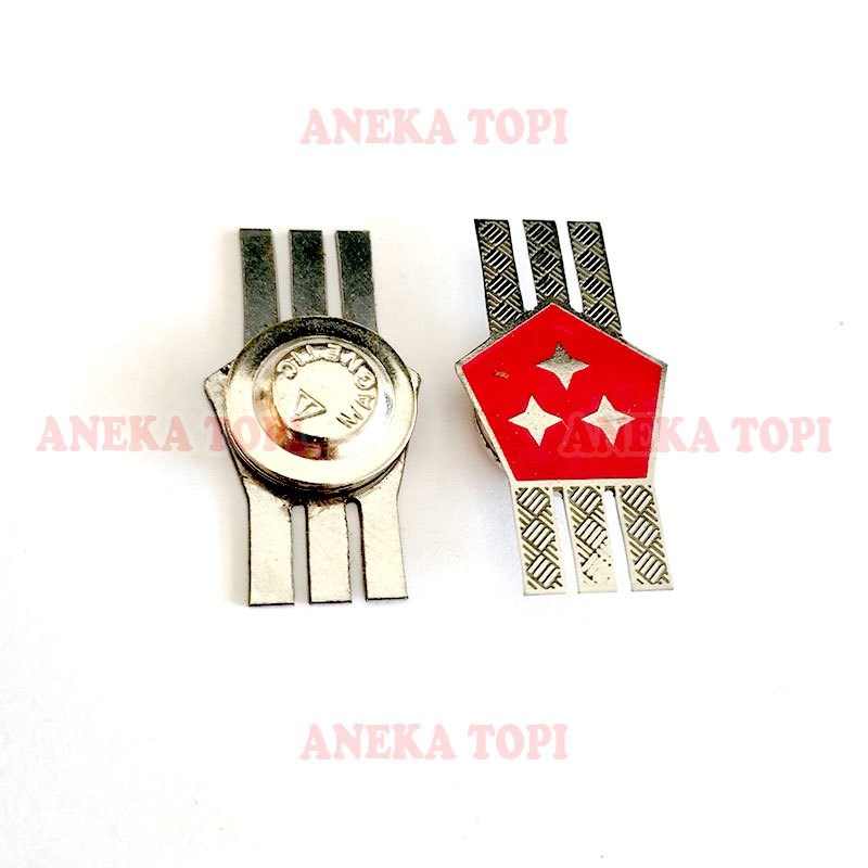 Jual Pin Monogram Tanda Pangkat PNS KEMHAN Pin Krah Pangkat KEMHAN ...