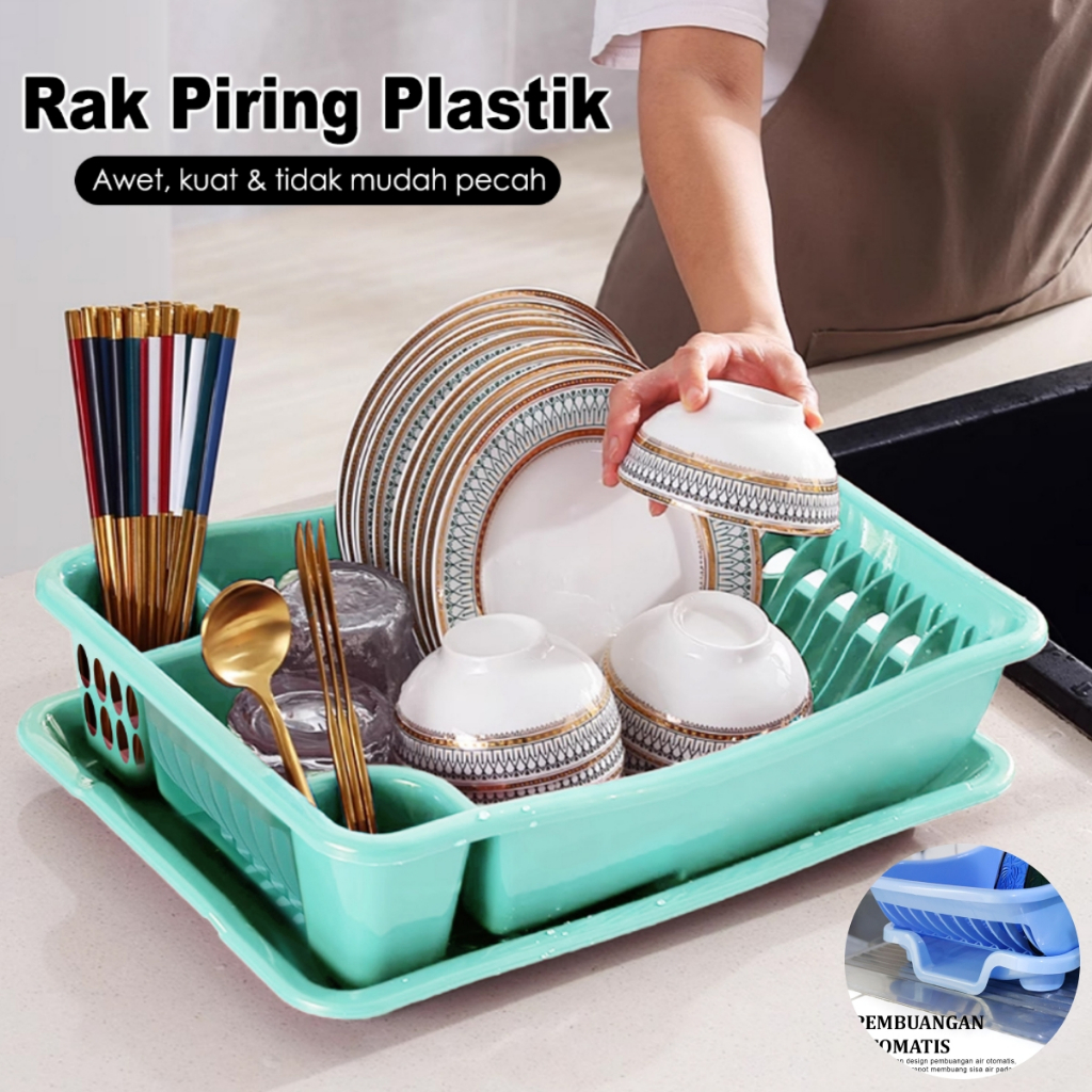 Jual Rak Piring Dan Sendok Plastik / Rak Piring Plastik / Rak Cuci ...