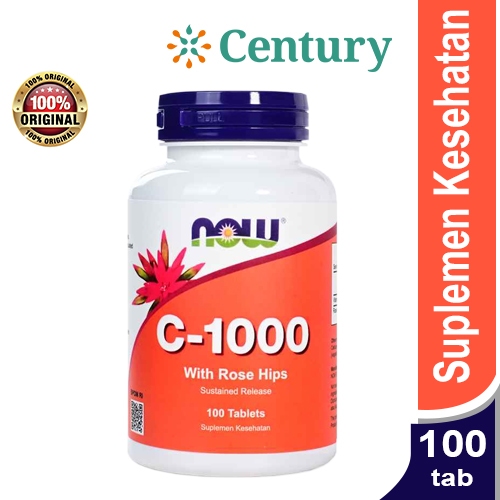 Jual NOW C-1000 WITH ROSE HIPS ISI 100 CAPS / SUPLEMEN / VITAMIN ...
