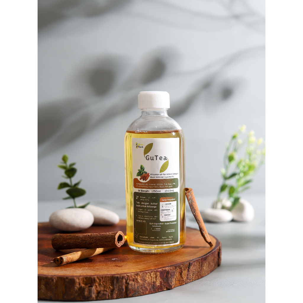 Jual Gutea Kombucha 250 ml - Cinnamint - Teh Fermentasi Rasa Kayu Manis ...