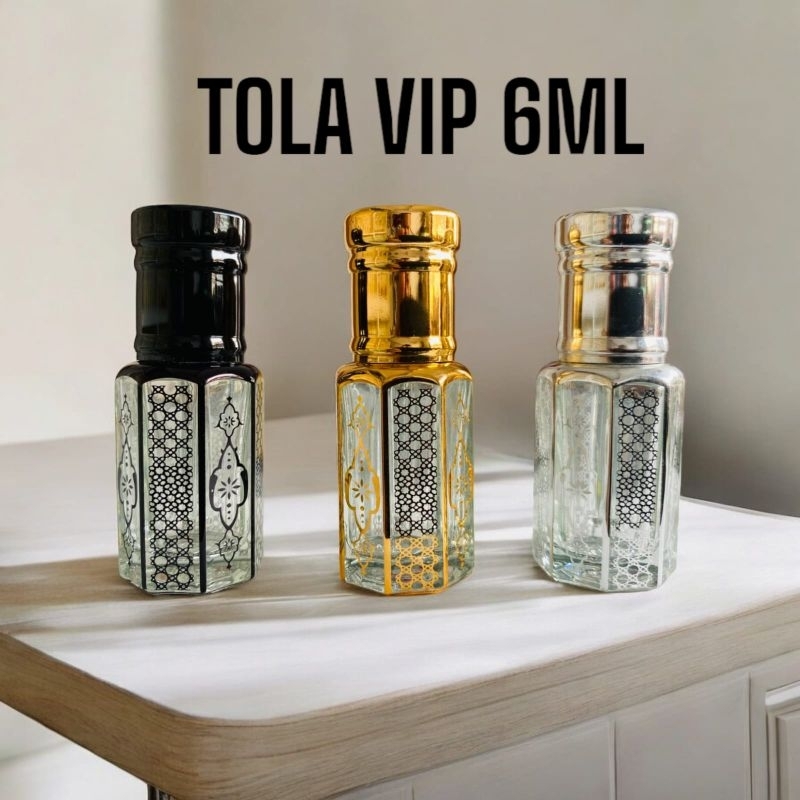 Jual BOTOL TOLA VIP UKURAN 6ML STIK KACA | BOTOL TOLA PARFUM | STIK ...