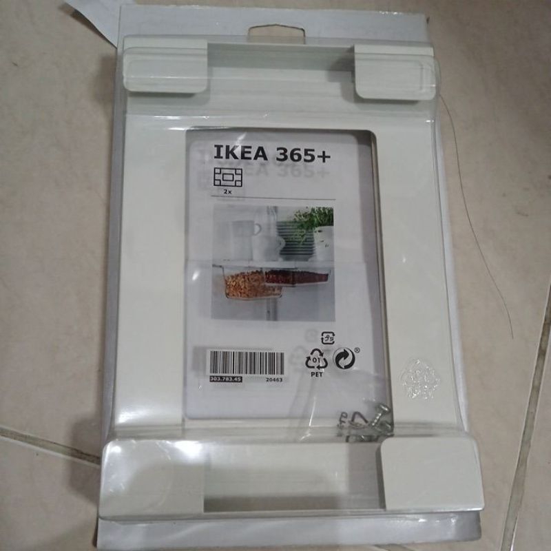 Jual IKEA Food storage container holder pada rak ambalan besi kait ...
