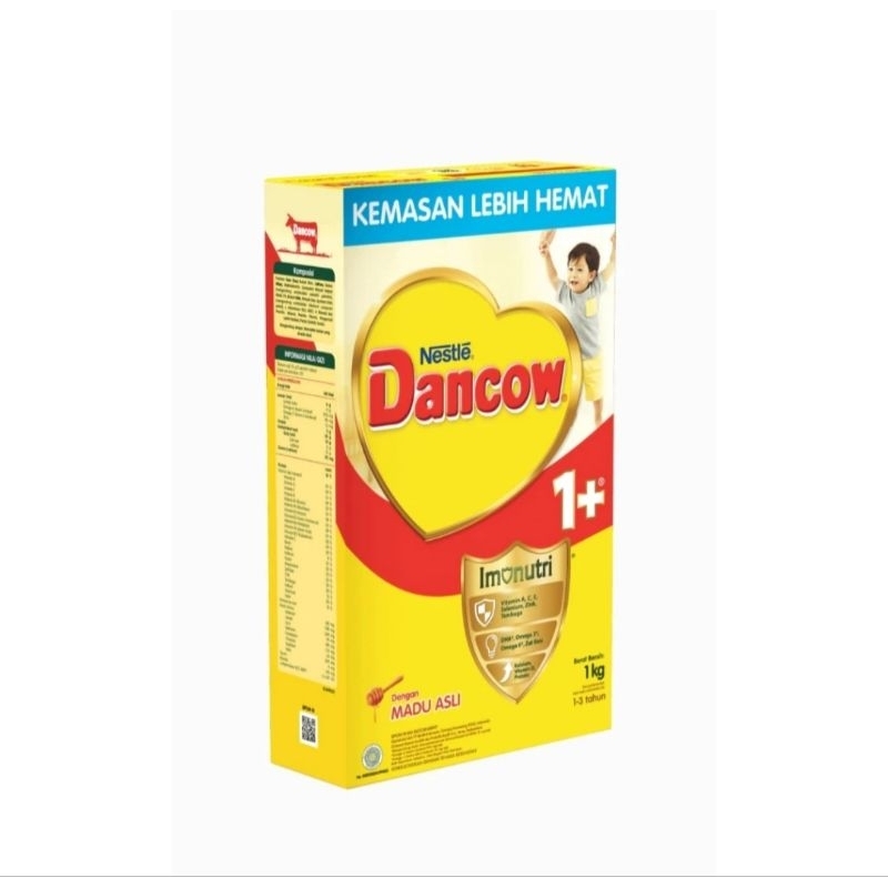Jual Nestle Dancow 1+ dengan susu pertumbuhan anak rasa vanila / madu ...