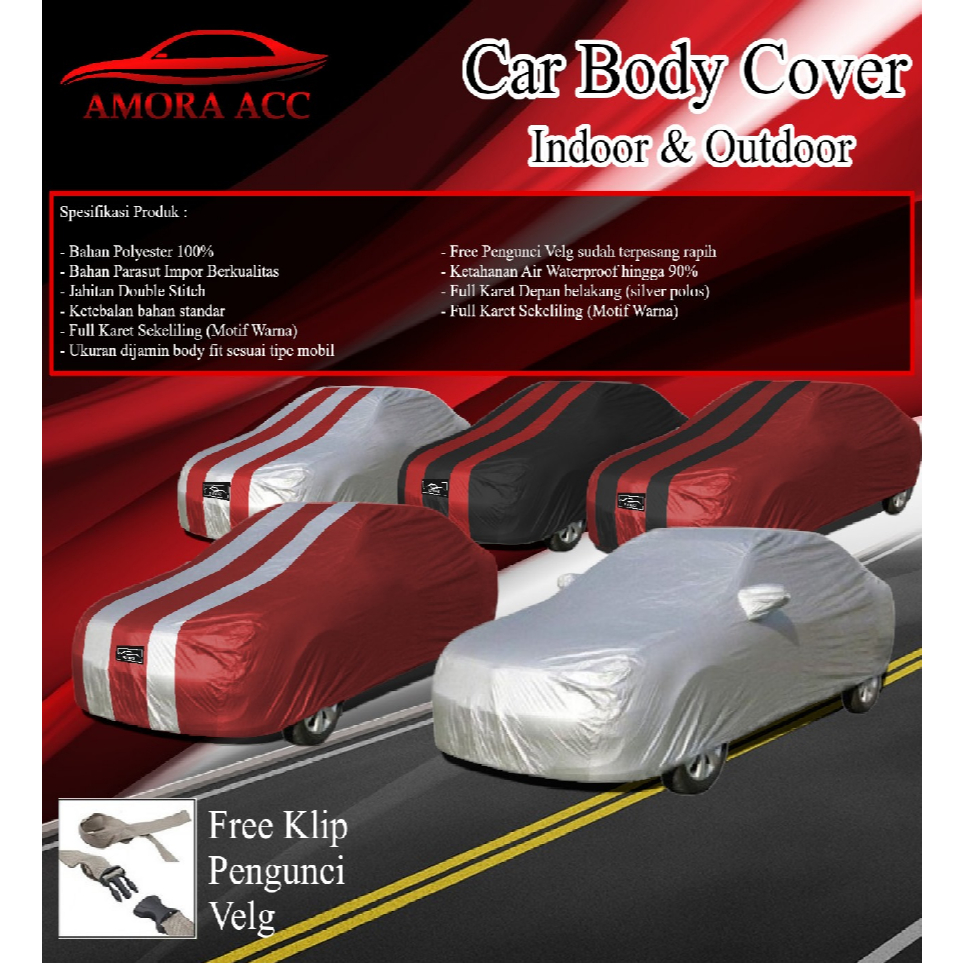 selimut sarung cover body mobil sedan 8 9 accord altis civic teana camry bmw mercedes benz crown anti air
