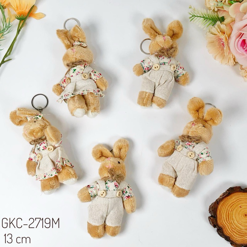 Jual SHARON - GANTUNGAN KUNCI BONEKA RABBIT BAG CHARM KEYCHAIN ...