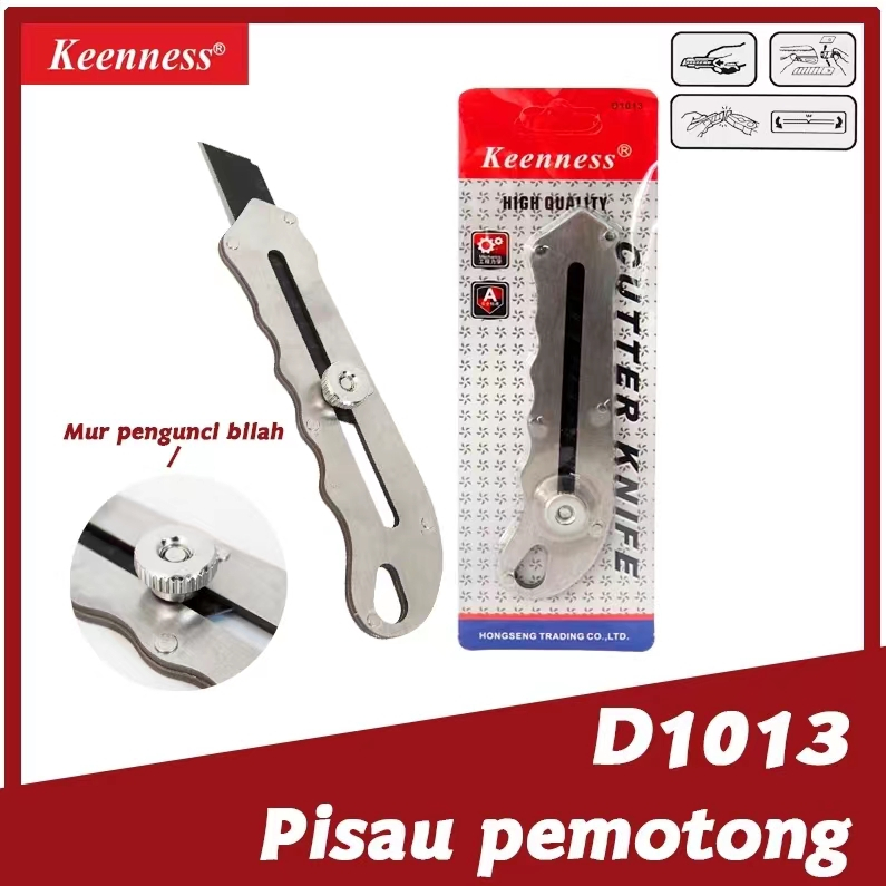 Jual KEENNESS Pisau cutter baja anti karat/ pisau cutter serbaguna ...