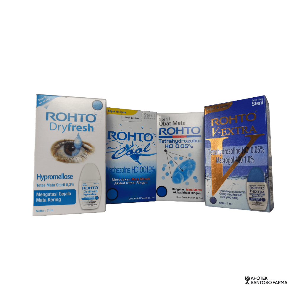 Jual ROHTO® Obat Tetes Mata 7 ML Full Varian | Shopee Indonesia