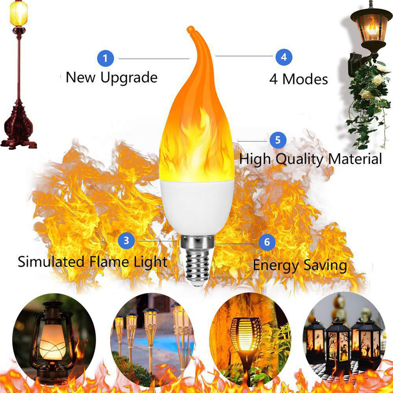 Jual Lampu Api Lampu Obor Api Led Bohlam Api Lampu Api Led Lampu Taman ...