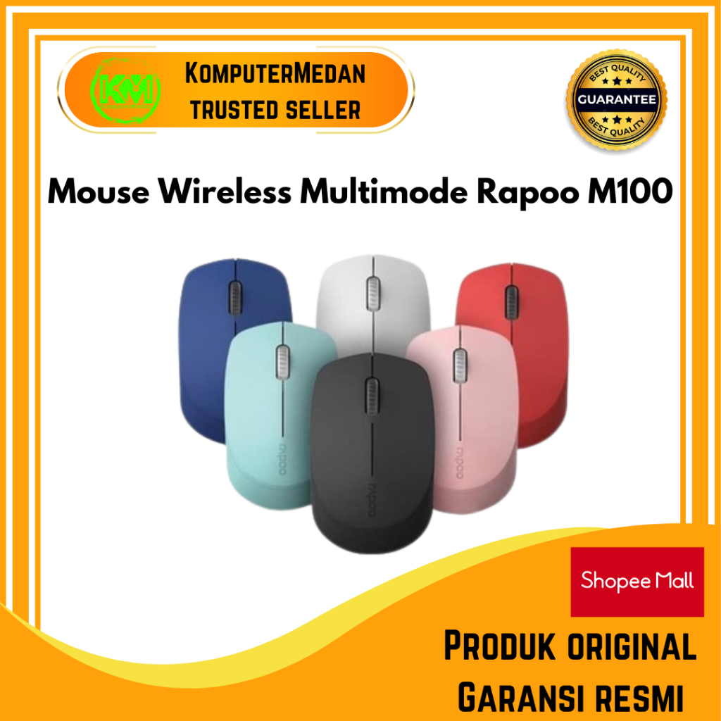Jual Mouse Wireless Multimode Rapoo M100 Silent | Shopee Indonesia