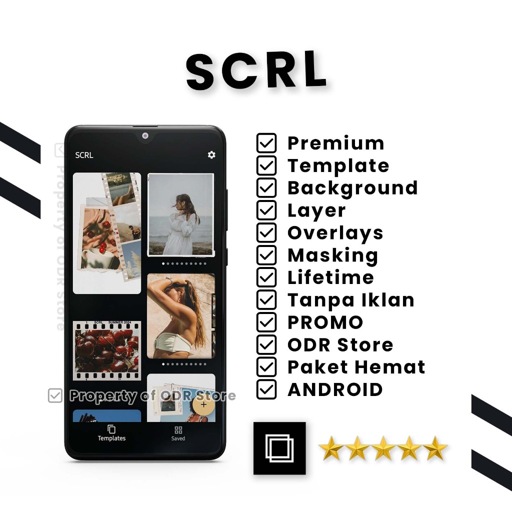 Jual SCRL lifetime Kreasi Kolase Menarik dengan Gaya dan Elegansi dalam ...