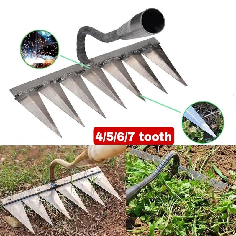 Jual Rake Besi Rake Taman Alat penyiang Rumput Perkebunan Sawit Ladang ...
