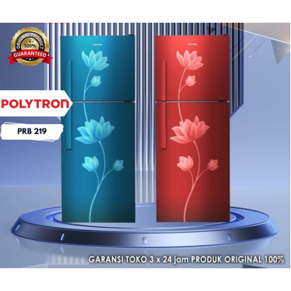 Jual Kulkas POLYTRON PRB219 / PRB 219 R/B , Metal Door 2 Pintu 210 L ...