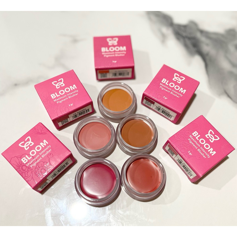 Jual MOP - BLOOM MAXIMUM INTENSITY PIGMENT BLUSHER NEW | Shopee Indonesia