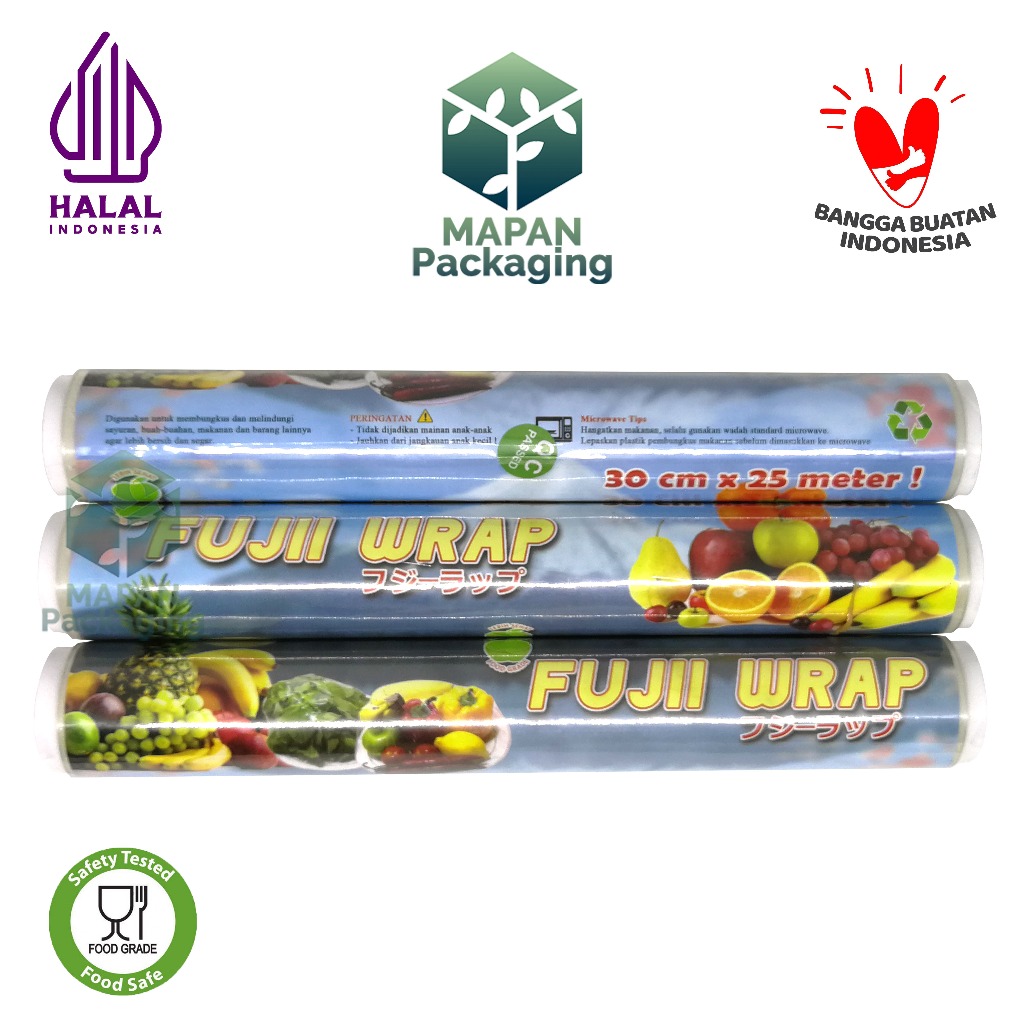 Jual FUJII WRAP Plastik Wrapping / Cling Wrap Refill 25m Food Grade ...